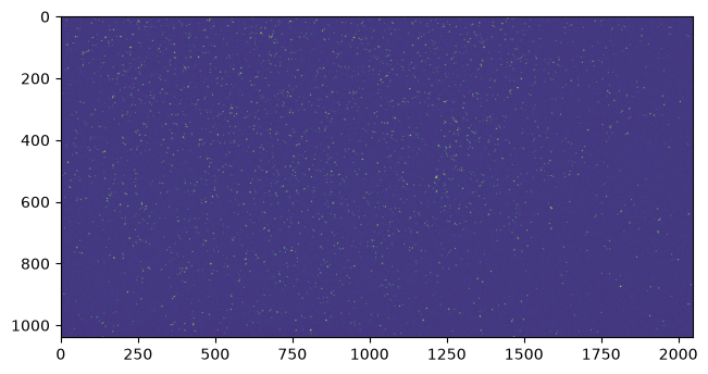 The same image with the bias removed